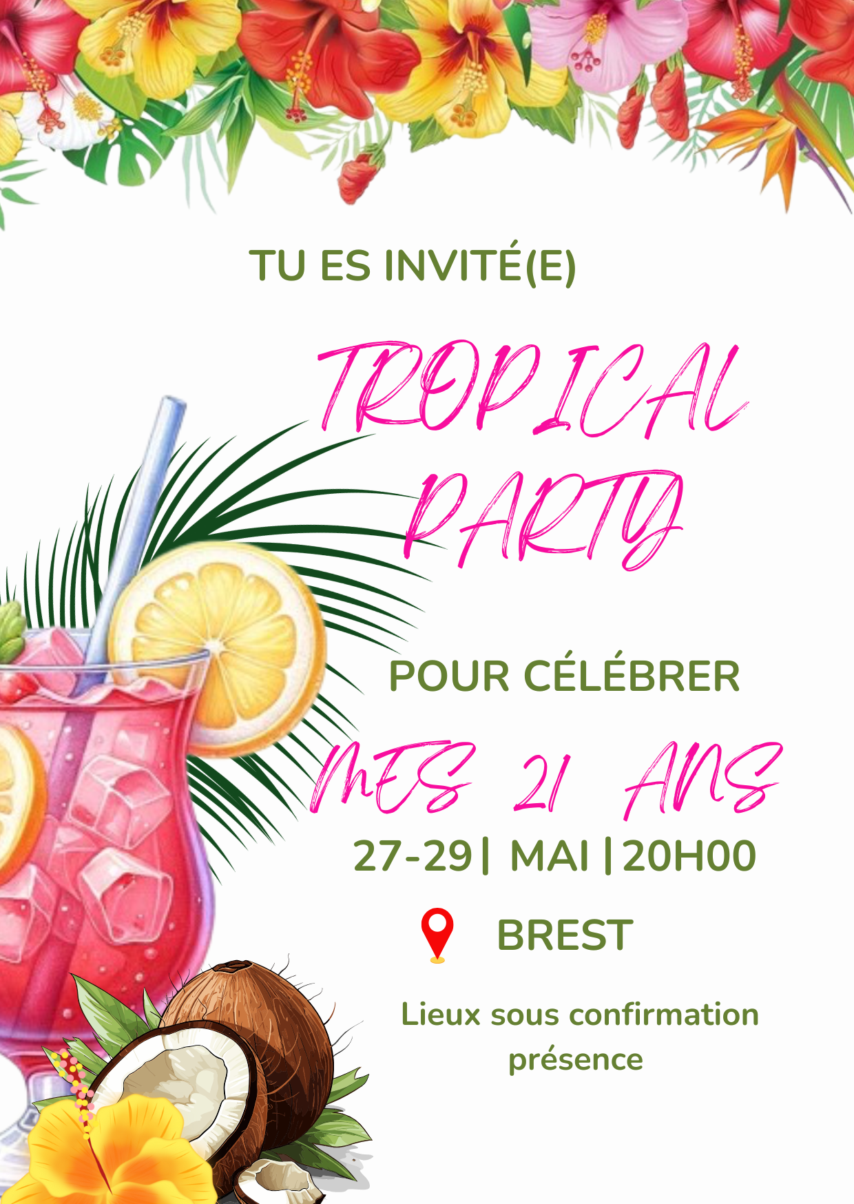 Billet d’invitation